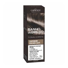 CAPICILIN BANHO DE BRILHO CASTANHO ESCURO CAFÉ 100G