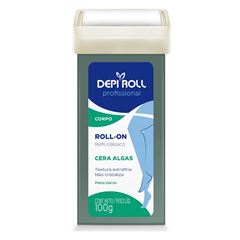 Refil Roll-On De Cera Corporal Verde 100G - Depi Roll