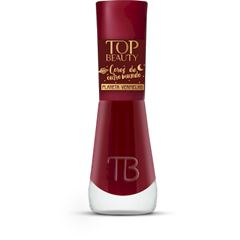 Esmalte Top Beauty Cremoso Planeta Vermelho 