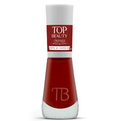 Esmalte Top Beauty Cremoso Dama De Vermelho 