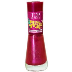 Esmalte Top Beauty Cintilante Recide De Coral  
