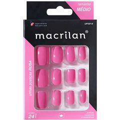 Unhas Postiças Up301A Tamanho Médio Macrilan Cor Rosa