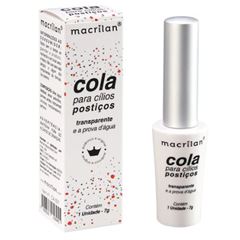 Cola Ca-001 Para Cílios Postiços Transparente Macrilan