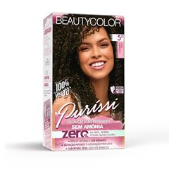 Coloração Beautycolor Sem Amônia Kit - 5.0 Castanho Claro