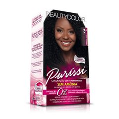 Coloração Beautycolor Sem Amônia Kit - 3.0 Castanho Escuro