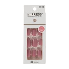 Unha Postiça Autocolante Impress Self Love Curta In Luv - Kiss Newyork
