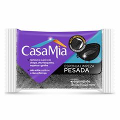 ESPONJA CASAMIA LIMPEZA PESADA - PRETO