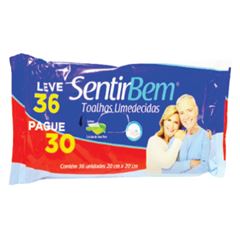 Toalha Umedecida Senior Nathy - 20X20 Pague 30 Leve 36