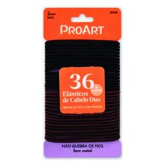 Elastico De Cabelo 2Mm Duo 36 Unidades - Proart