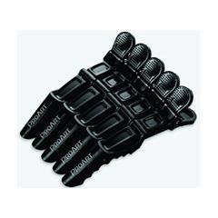 Clips Crocodilo Preto Para Cabelo 5 Unidades - Proart