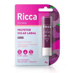 PROTETOR SOLAR LABIAL RICCA FPS15 AMORA
