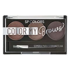 Sombra para Sobrancelhas SP Colors Duo Cor A