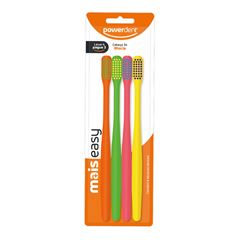 Escova Dental Powerdent Mais Easy C/4un C/12un