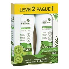 Kit Sabonete Íntimo Cia da Natureza Óleo de Coco 210ml