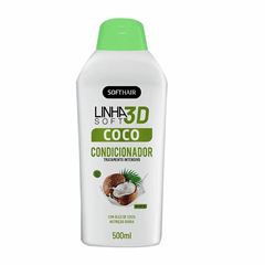 Condicionador Soft Hair 3D Coco Restaura 500ml