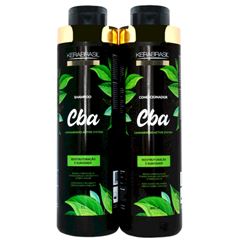 Kit Shampoo 1L + Condicionador 800ml Kerabrasil CBA