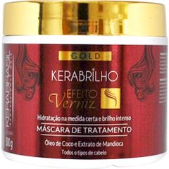 MÁSCARA DE TRATAMENTO KERABRASIL BRILHO VERNIZ 500G