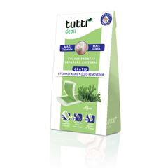 Folhas Prontas P/Depilação Corporal Tutti Algas C/18un