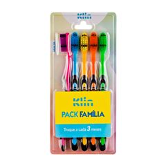Escova Dental Klin Skin Colors C/5un C/6un