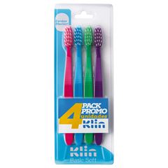 Escova Dental Klin Basic Soft C/4un