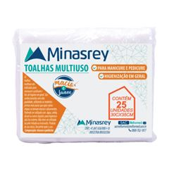 Toalhas Multiuso Minasrey TNT 30cm X 35cm C/25un