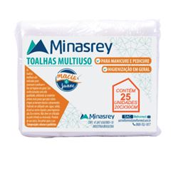 Toalhas Multiuso Minasrey TNT 20cm X 30cm C/25un