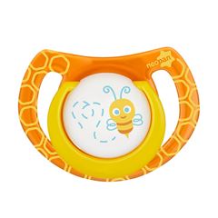 Chupeta Neopan Estampada Ortodôntica Tam 1 Laranja