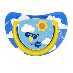 Chupeta Neopan Divertida Ortodôntica Tam.1 Azul