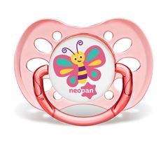 Chupeta Neopan Decorada Ortodôntica Tam.1 Rosa