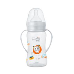 Mamadeira Neopan Convencional C/Alça Branca 250ml