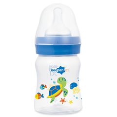 Mamadeira Neopan Decorada Convencional Azul 130ml