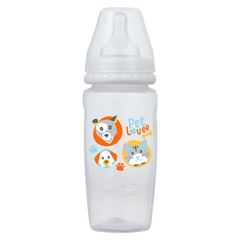 Mamadeira Neopan Decorada Convencional Branca 300ml