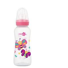 Mamadeira Neopan Decorada Ortodôntica Tam.2 Rosa 250ml