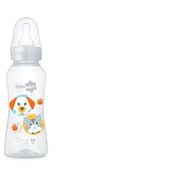Mamadeira Neopan Decorada Convencional Branca 250ml