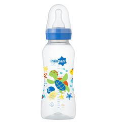 Mamadeira Neopan Decorada Convencional Azul 250ml