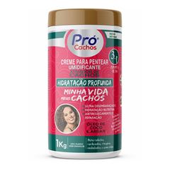 Creme para Pentear Pro Cachos Hidratação Profunda 1kg