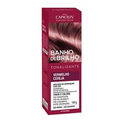 Tonalizante Capicilin Banho de Brilho Vermelho Cereja 100ml