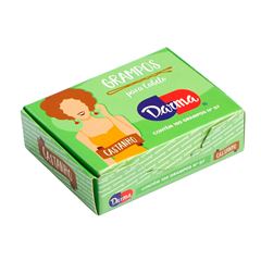 Grampo Darma Castanho C/100un N7