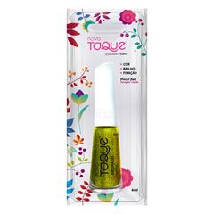 Esmalte Novo Toque Dourado Glitter 8ml