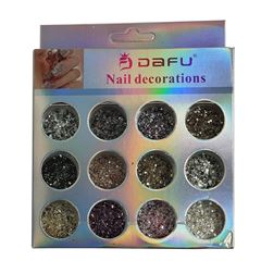 Lantejoulas para Unhas Dafu DF-GT023