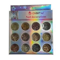 Lantejoulas para Unhas Dafu DF-GT025