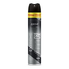 Desodorante Above Aerosol Extreme Black 72H 200ml