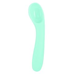 Colher de Treinamento Pimpolho Silicone Curva Verde