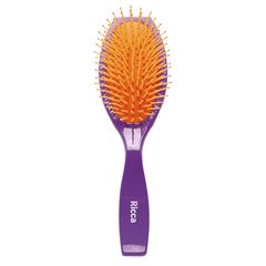 Escova Ricca Purple Oval Almofadada