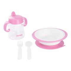 Kit de Alimentac?o Pimpolho C/4pcs Feminino Rosa