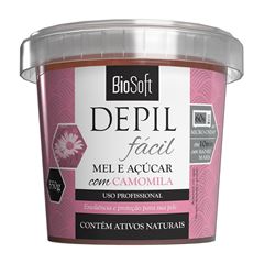 Cera Depilatória Soft Hair Camomila Mel e Açúcar 550g