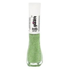 Esmalte Hits Diamante Glitter Verde Aurora 8ml 