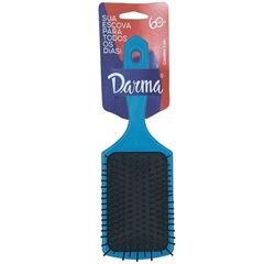 Escova Darma Retangular M Novita Azul Aqua Black