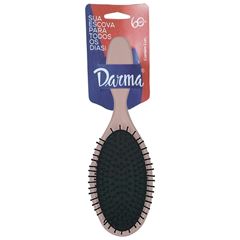 Escova Darma Oval M Novita Rosa Black