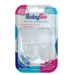 Bico de Silicone BabyGo Wide Neck Tam.2
